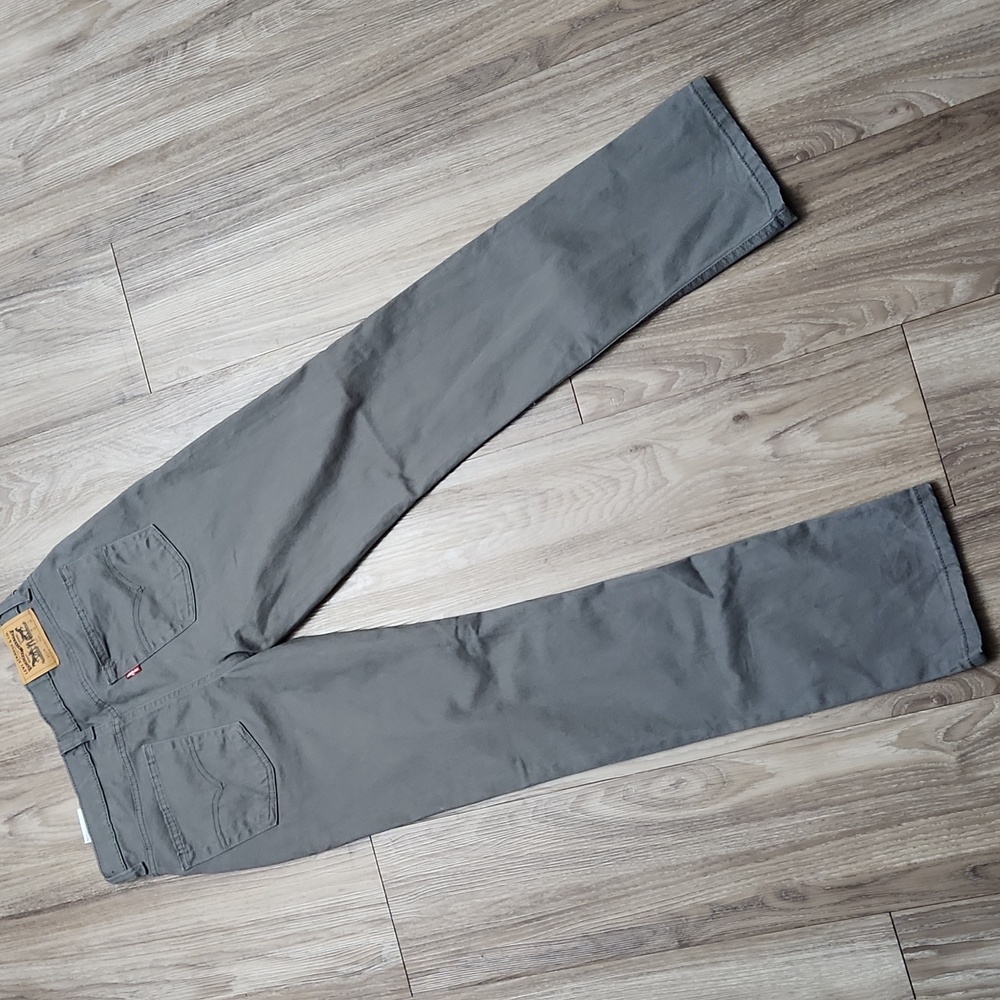 Levi Strauss & Co. 511 Slim Boys 16 REG 28x30 Gray Pants EUC